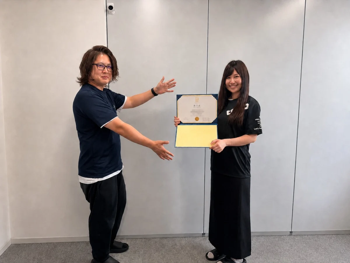 LBL講習を修了したUさん